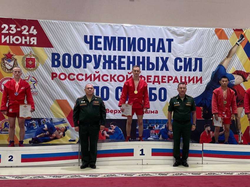 Участник СВО, уроженец села Зугалай Базар Батоболотов стал бронзовым призером Чемпионата Вооруженных сил России по самбо.